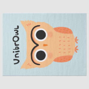 Papier Mousseline Hiérarchie unibrow Drôle de la chouette des sourc