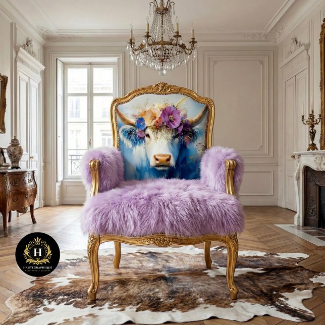 Papier Mousseline Highland Cow Rustic Boho Farmhouse Decoupage (Créateur téléchargé)