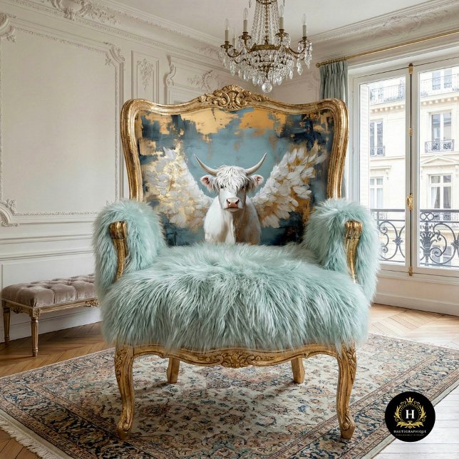 Papier Mousseline Highland Cow Rustic Boho Farmhouse Decoupage (Créateur téléchargé)