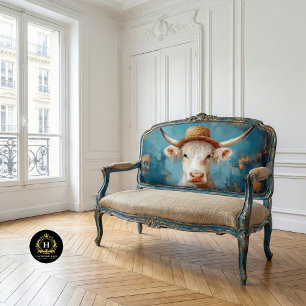 Papier Mousseline Highland Cow Rustic Boho Farmhouse Decoupage