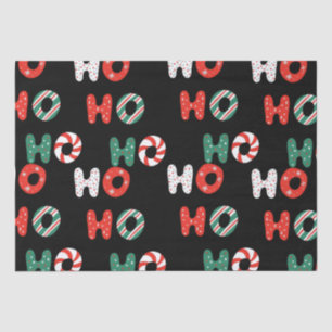 Papier Mousseline Ho Ho Christmas Tissue Paper