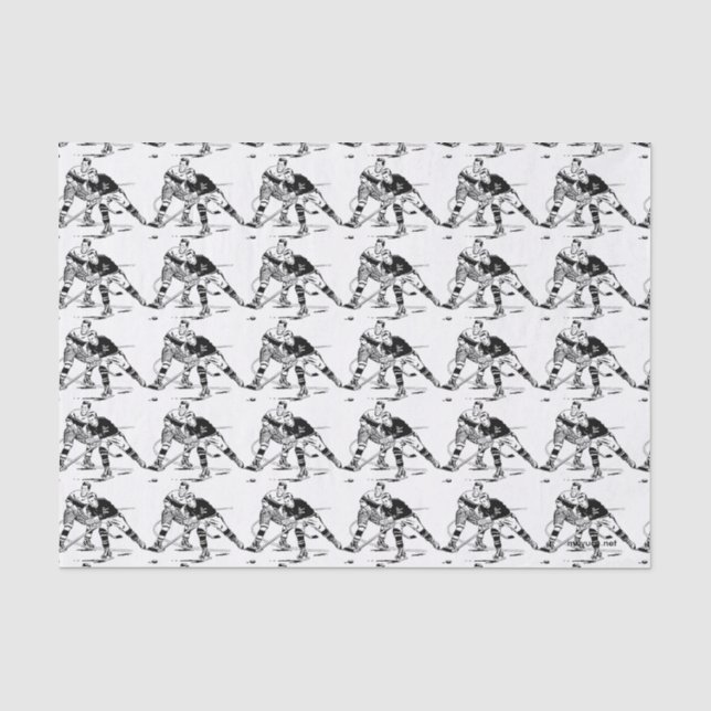 Papier Mousseline Hockey sur glace (Recto)