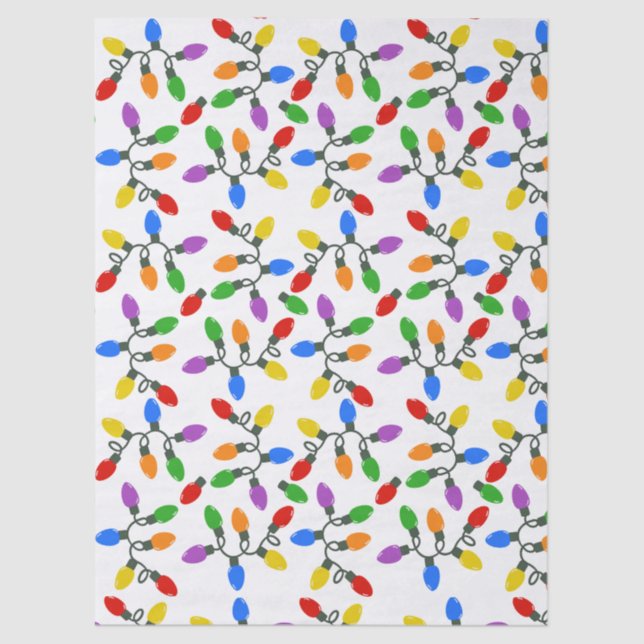 Papier Mousseline Holiday Lights (Recto)
