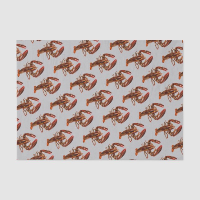 Papier Mousseline Homard (Recto)