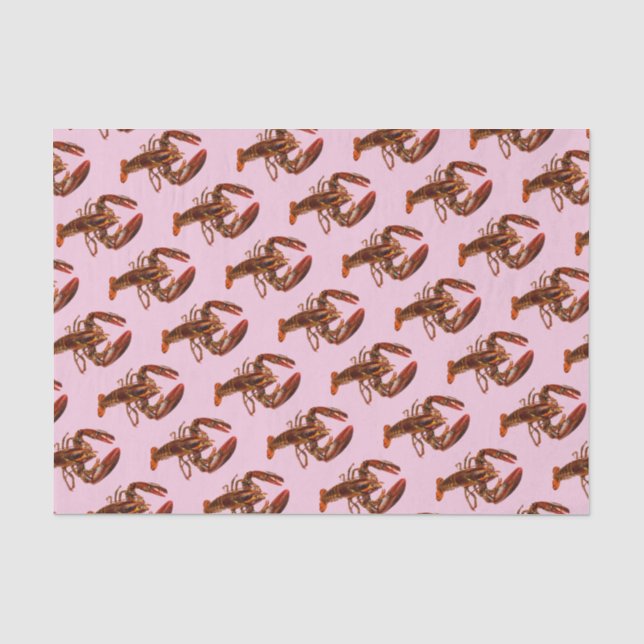Papier Mousseline Homard (Recto)