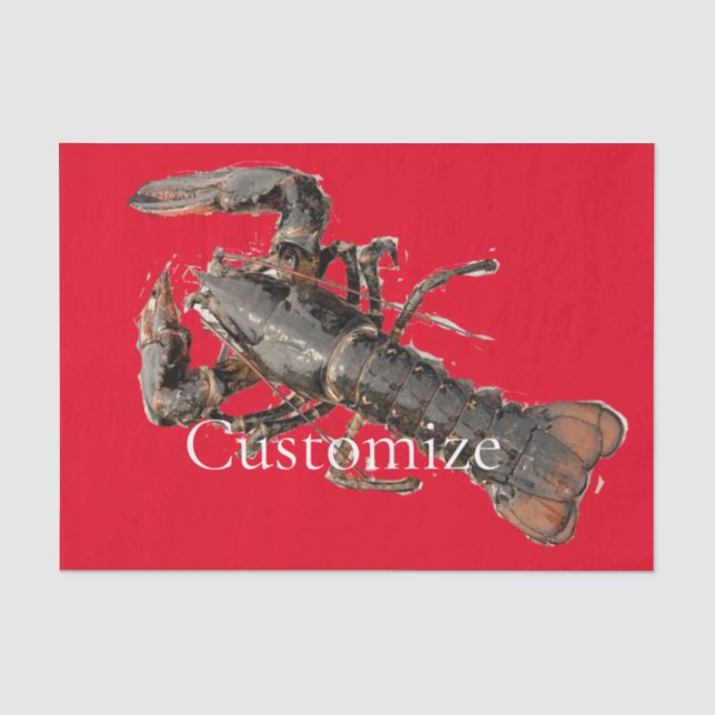 Papier Mousseline Homard frais du Maine Thunder_Cove (Recto)