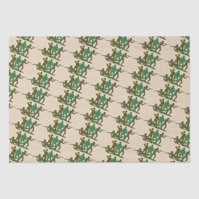 Papier Mousseline Hommes d'action de l'Armée verte (Recto)