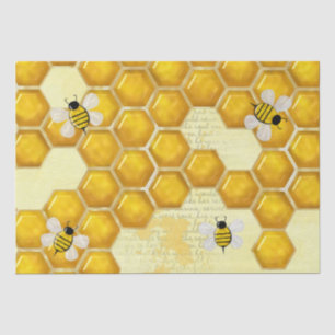 Papier Mousseline Honey Comb 3D Whimsey