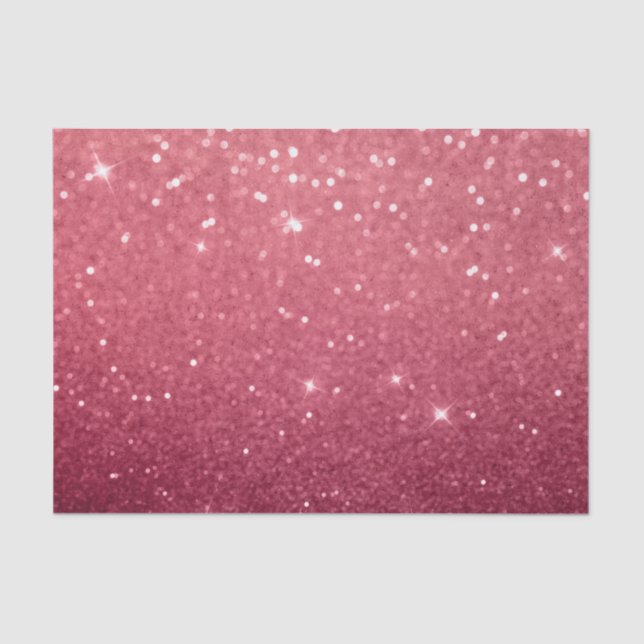 Papier Mousseline Hot rose Girl Bokeh Twinkle Sparkle Parties scinti (Recto)