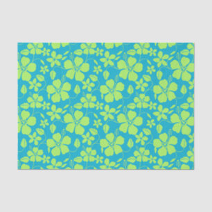 PAPIER MOUSSELINE HULA HAWAIEN (HIBISCUS) CITRON SARCELLE