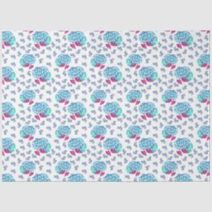 Papier Mousseline Hydrangea Watercolor Series Design 6
