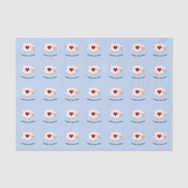 Papier Mousseline I Woolly Love Ewe (Recto)