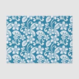 PAPIER MOUSSELINE ÎLE PLUMERIA (CARAÏBE BLEU)