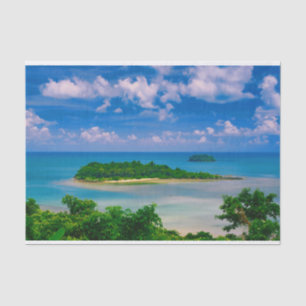 Papier Mousseline Îles tropicales de Thaïlande