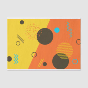 Papier Mousseline Illustration cool, moderne, tendance, urbaine de M