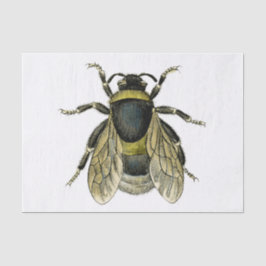 Papier Mousseline Illustration d'abeilles