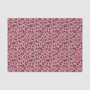 Papier Mousseline Illustration d'animal de rose de léopard