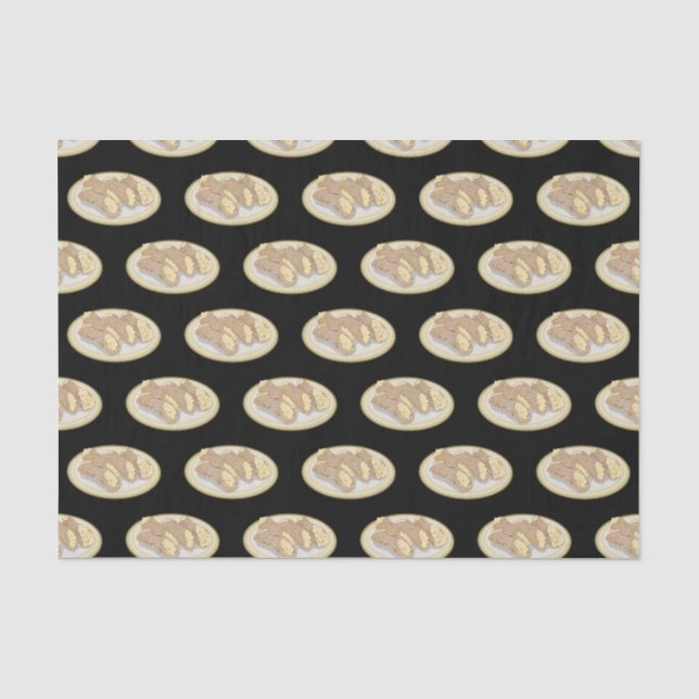 Papier Mousseline Illustration de Cannoli (Recto)