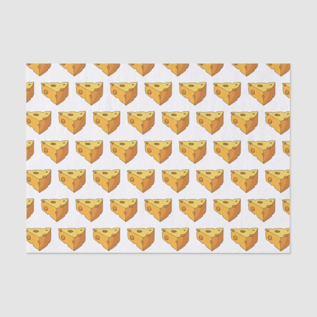 Papier Mousseline Illustration de fromage (Recto)