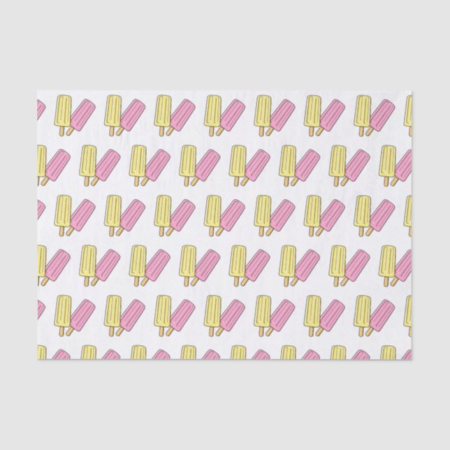 Papier Mousseline Illustration de Ice pop (Recto)