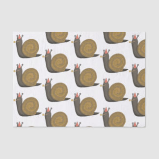 Papier Mousseline Illustration de l'escargot du parti