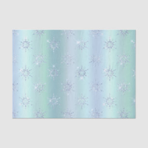 Papier Mousseline Illustration de l'évolution des flocons de neige e