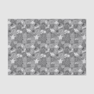 Papier Mousseline illustration de motif de griffonnages