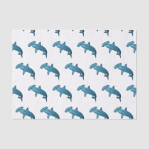 Papier Mousseline Illustration de requin marteau