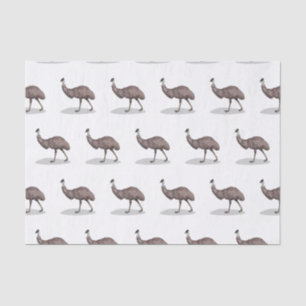 Papier Mousseline Illustration d'Emu bird