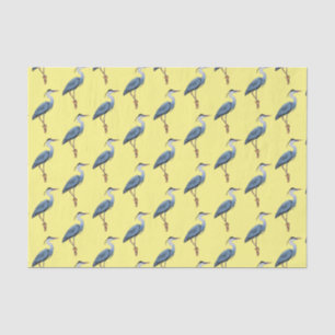 Papier Mousseline Illustration du grand héron bleu