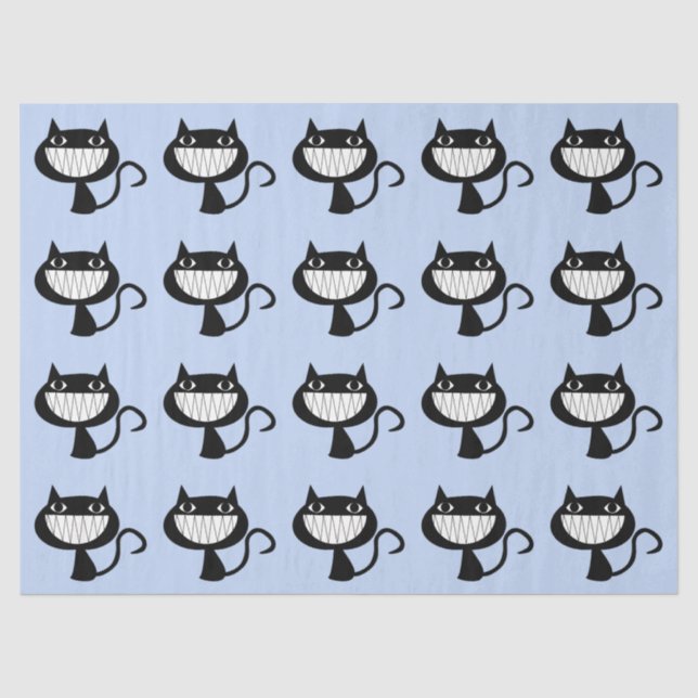 PAPIER MOUSSELINE ILLUSTRATION DU MOTIF DE LA CAT (Recto)