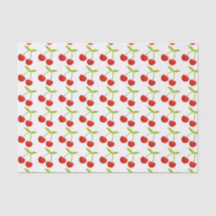 Papier Mousseline Illustration vintage de cerise