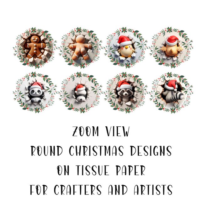 Papier Mousseline Image de Noël do-it-yourself Découpage (Créateur téléchargé)