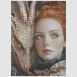 Papier Mousseline Imaginaire lymphatique gothique mythologique Drago