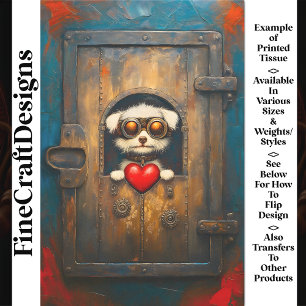 Papier Mousseline Imaginaire Steampunk Chien de Chien de Chien de Ch