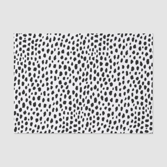 Papier Mousseline Impression dalmate (Recto)