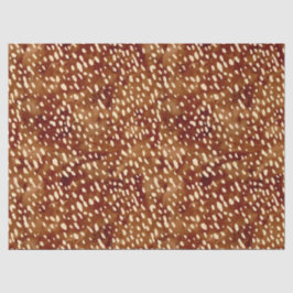 Papier Mousseline Impression de cerfs aquarelle