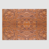 Impression de cuir à outils de cow-boy occidental 