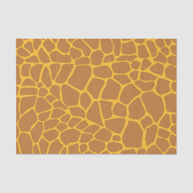 Papier Mousseline Impression de girafe (Recto)