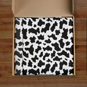 Papier Mousseline Impression de vache Cowgirl Country Fête d'animaux