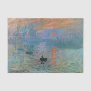 Papier Mousseline Impression Sunrise par Claude Monet 