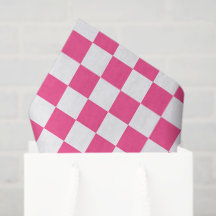 Imprimé à carreaux rose et blanc