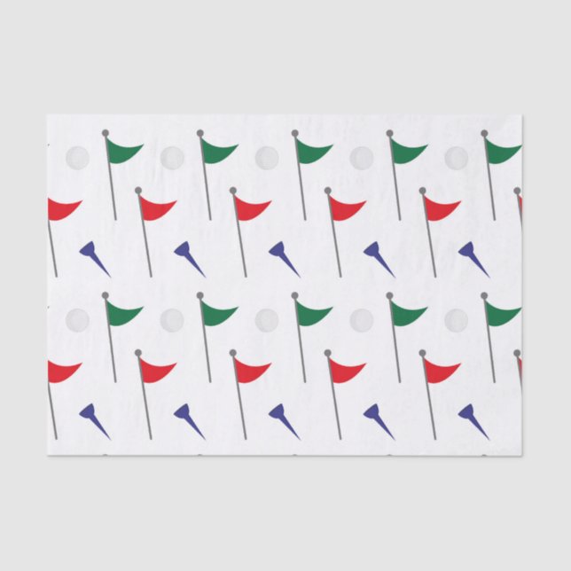 Papier Mousseline Indicateurs de golf (Recto)