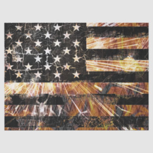 Papier Mousseline Industrial Construction Flag Sparks