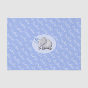 Papier Mousseline Infirmière à éléphant Cute