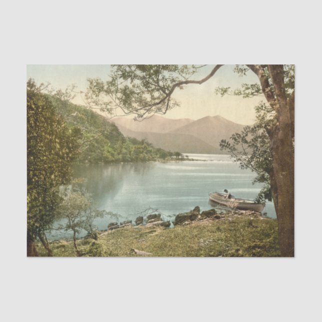 Papier Mousseline Innisfallen, Killarney, comté Kerry, Irlande (Recto)