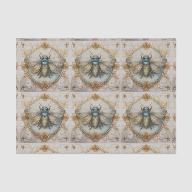 Papier Mousseline Insecte lunaire (Recto)