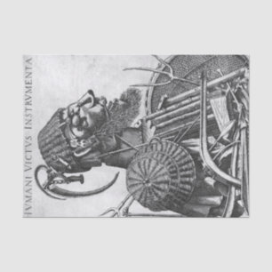 Papier Mousseline Instruments de subsistance humaine, Arcimboldo