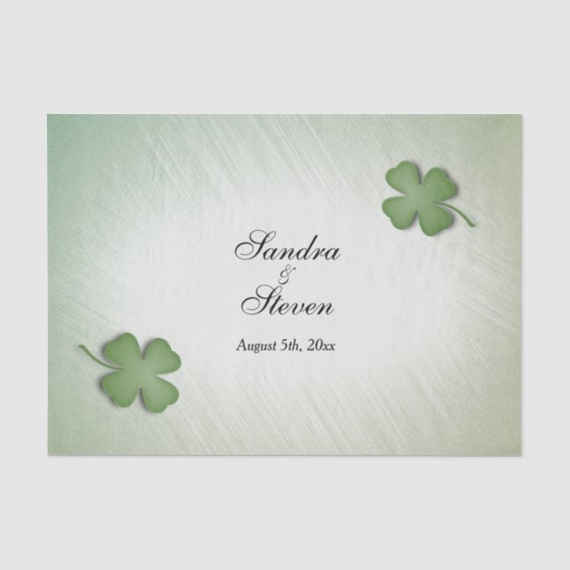 Papier Mousseline Irlandais Dream Mariage (Recto)