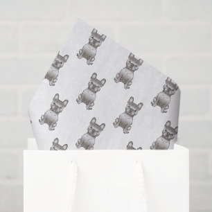 Papier Mousseline Isabella French Bulldog / Motif Frenchie Chien